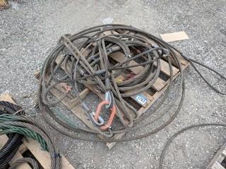 Lot of Assorted Twister Steel Cable.