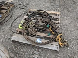 Lot of Assorted Twister Steel Cable.