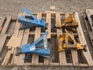 (2) 12 Ton Jack Stands & (2) 6 Ton Jack Stands.