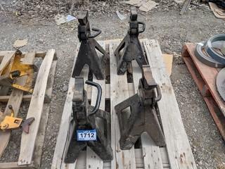 (4) 12 Ton Jack Stands.