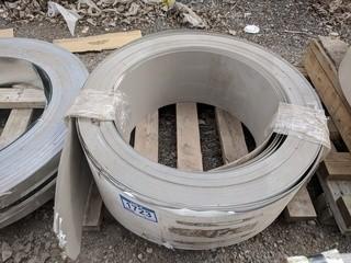 Roll of 9" Tin White Sheeting.