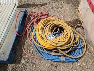 Lot of Assorted 3/8" Rubber Air Line.