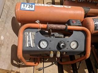 Ridgid 4.5 Gal Twin Tank Air Compressor.