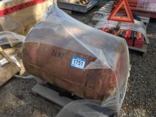 Cylindrical Steel Fuel Tank.