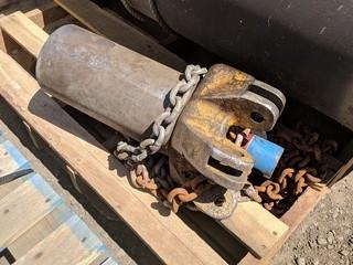 H/D Hydraulic Porta Power Ram & Length of 3/8" Chain.