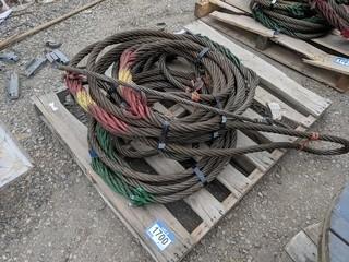 Lot of Assorted Twisted Steel Cable.