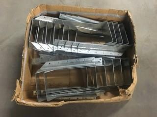 Lot of (4) Simpson Strong Tie 3" x 12" Double Face Mounts (HU312-2)