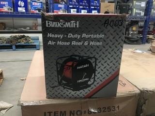 Mr. Blacksmith Heavy Duty Air Hose & Reel 