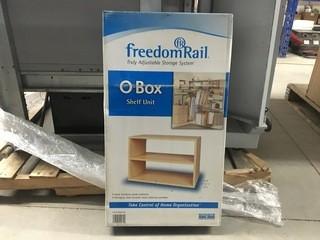 Lot of (2) Freedom Rail  Shelf Unit 