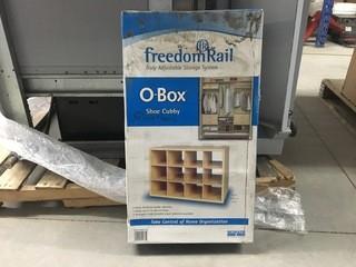 Lot of (2) Freedom Rail Shoe Cubby