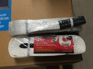 Lot of (2) DSA Recovery Strap 3" x 30'