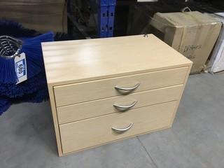 3 Drawer Lockable Cabinet