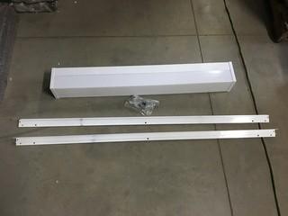 Lot of Miscellaneous Fluorescent Accessories and Fluorescent Cube Light 36" (CSW236-347A2Z0)