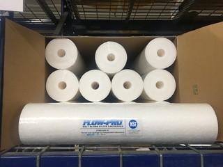 Lot of Approx. (12) NSF Flow Pro Melt Blown Filter Cartridges (FPMB-BB5-20)