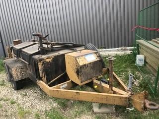 Trailer Mounted S/A 600 Gallon Pumping Kettle *Note: Back Tire Needs Repair*