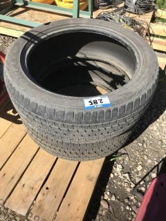 Qty Of (2) P285/ 45 RR22 Tires