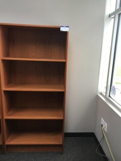 4-Tier Wood Book Shelf
