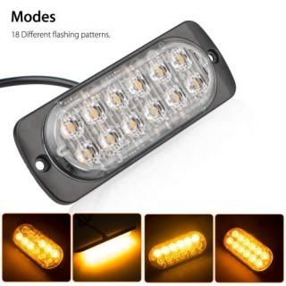 New Amber Strobe Light 12V LED