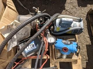 Lot of Assorted Water Pumps & (2) Remote Switch.