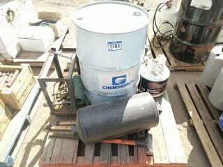 Lot of Assorted Sledge Hammers, 55 Hal Drum & 2016 LPG Tank, Etc.