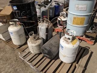 Lot of Assorted LPG & Fluid Storage Tanks.