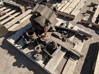 Lot of Assorted Truck Parks c/o Wheel Hubs, Spindles, Hitch, Etc.