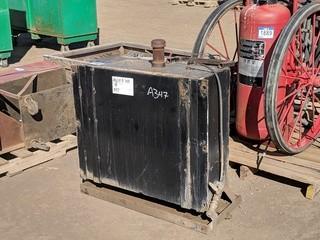 Custom Made Steel Hyd. Fluid Tank.