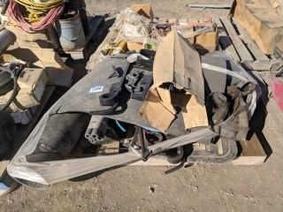 Lot of Assorted Highway Truck Parts c/o Mudflaps, Mudflap Hangers, Etc.