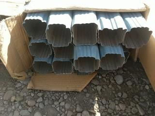 Lot Of Assorted 10' Lengths of Eaves-Trough Down Pipe