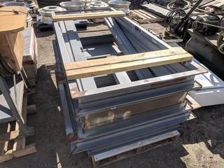 Lot Of (3) Assorted 36" Steel Doors & Frames