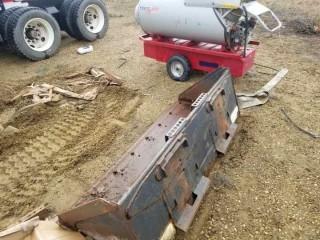 Selling Off-Site  Skid Steer 8' Bucket. Located In Red Deer, AB. Call Ken Wulff For Details 403-968-7697. 