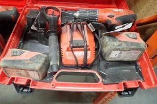 Hilti SFH-18A Cordless Drill w/ 2 Batteries, Charger and Hard Case.