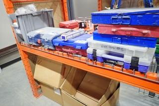 Lot of Asst. Tape, Wire Tags, Electrical Fittings, etc.