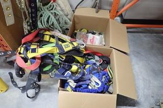 Lot of Asst. Safety Harness, Lanyards, Slings, Safety Rope, etc. 