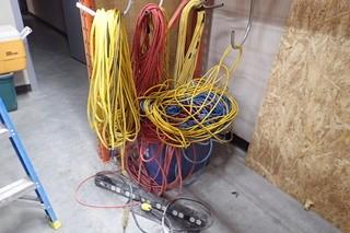 Lot of Power Bar and Asst. Extension Cords. 