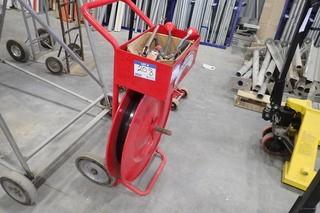 Shippers Supply Metal Banding Cart w/ Tools. 