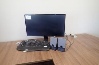 Lot of Samsung Flatscreen Monitor, Keyboard and Speakers. 