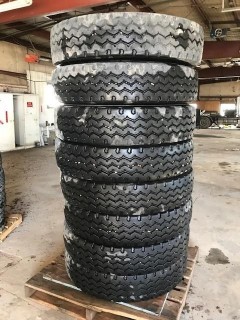 Selling Off-Site (8) 11R24.5 Trailer Tires. Location:  339 Aquaduct Dr., Brooks, AB Call Tim For Further Information 403-968-9430.