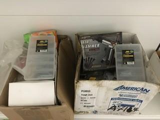 Lot of Assorted Air Hammer, Electrical Connectors, Etc.