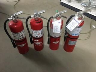 Lot of (4) Fire Extinguisher