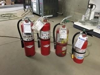 Lot of (4) Fire Extinguisher