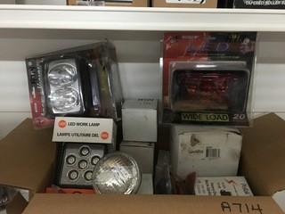 Lot of Miscellaneous LED Work Lamps.