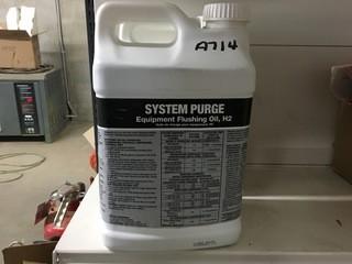 Lot of (2) System Purge Equipment Flushing Oil. 