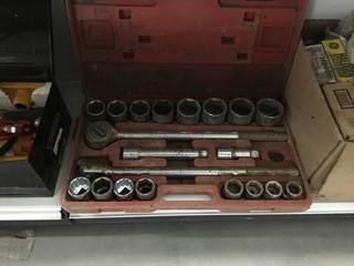 21 PC Socket/Wrench Kit 3/4" Drive 7/8" x 2".