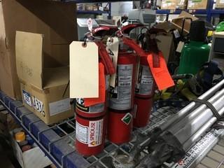 Lot of (3) Fire Extinguishers.