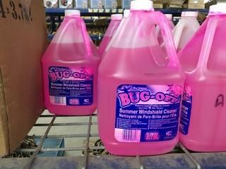 Lot of (14) Bug-Off Summer Windshield Cleaner.