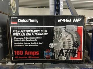 Delco remy Dual Internal Fan Alternator 160 Amps.