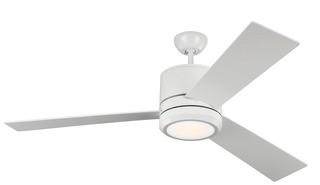56" Ossu 3 Blade LED Ceiling Fan, White