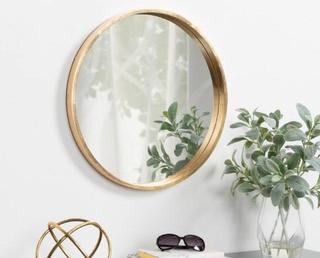 Ryals Accent Wall Mirror 21.6", Gold 