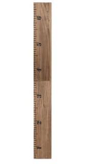 Valleywood 6.5" Wood Wall Ruler Growth Chart
